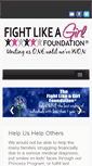 Mobile Screenshot of fightlikeagirlfoundation.org